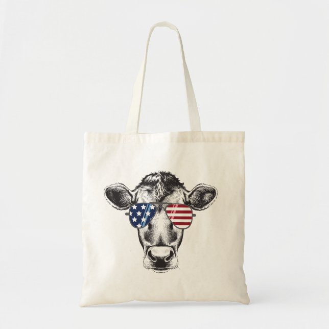 American Hipster Cow Tygkasse (Framsidan)
