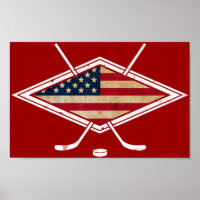 American Hockey Flagga Logotyp