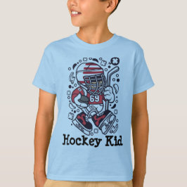 American Hockey Kid T Shirt