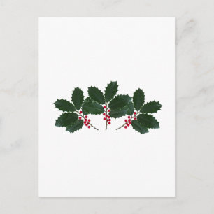 American Holly Lövs - Berries Vykort