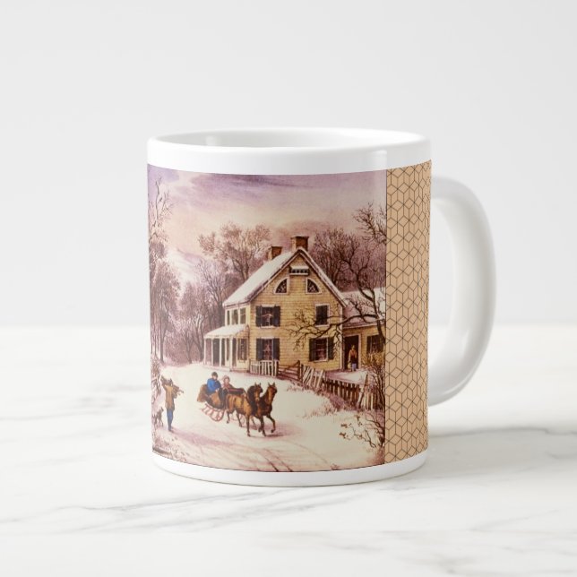 American Homestead Winter Specialty Mugg Jumbo Mugg (Framsida höger)