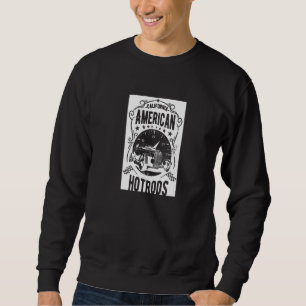 American Hotrod American Car Usa Hoodie Man Lång Ärmad Tröja