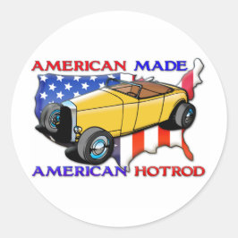 American Hotrod Runt Klistermärke