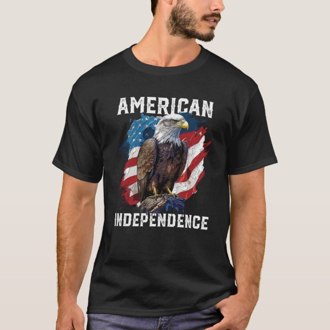 American Independence American Örn 4:e J T Shirt (Framsida)
