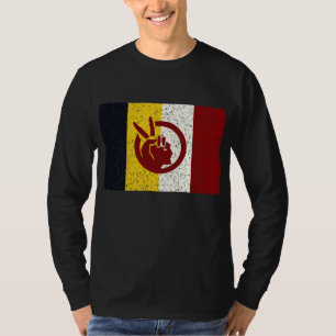 American Indian Movement-flagga T Shirt