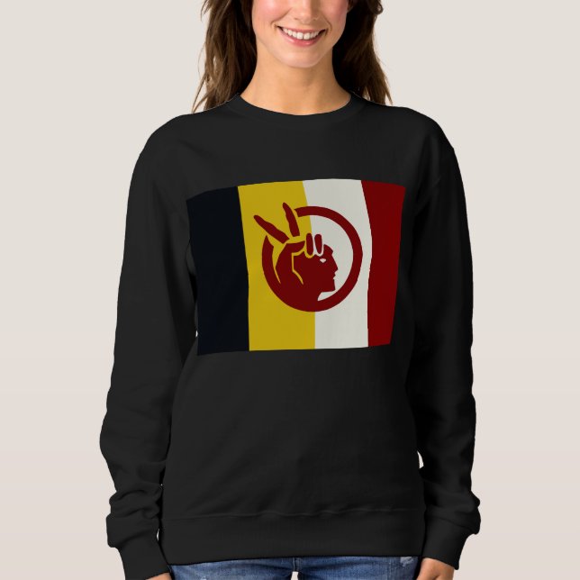 American Indian Movement-flagga T Shirt (Framsida)