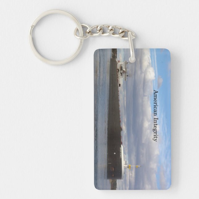 American Integrity Rectangle acrylic nyckelring (Framsidan)