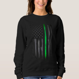 American Ireland Flagga Shamrock C St patricks day T Shirt