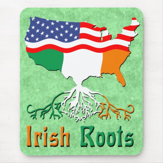 American Irish Roots Mousemat Musmatta (Framsidan)