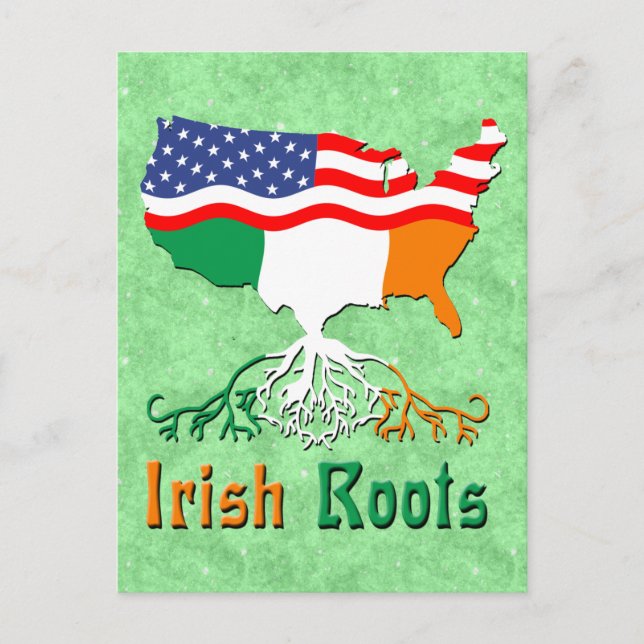 American Irish Roots Postcards Vykort (Framsida)
