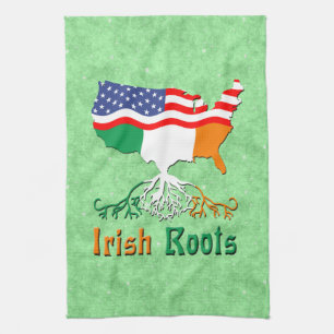American Irish Roots Tea Towels Kökshandduk