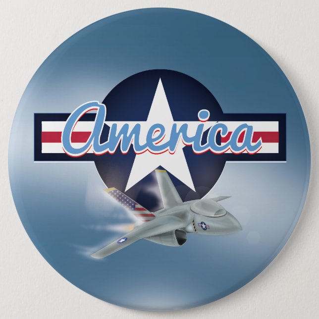 American Jet Fighter Knapp (Framsida)