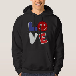 AMERICAN KÄRLEK lustig den 4 juli Hoodie