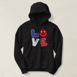 AMERICAN KÄRLEK lustig den 4 juli Hoodie