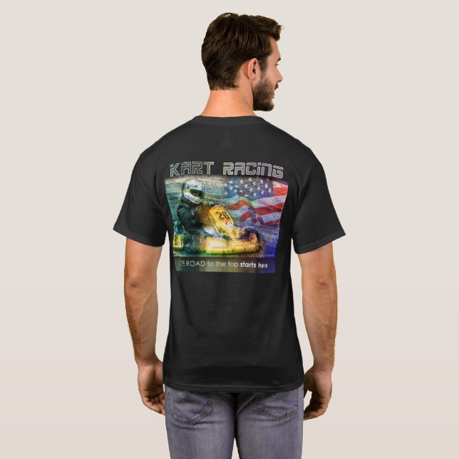 American Karting back T Shirt (Hel baksida)