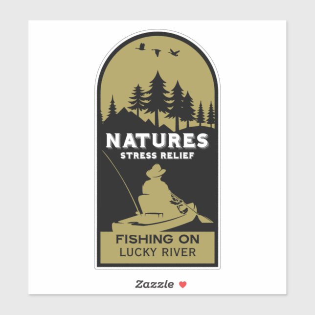 American Kayak Fishing Klistermärken (Ark)