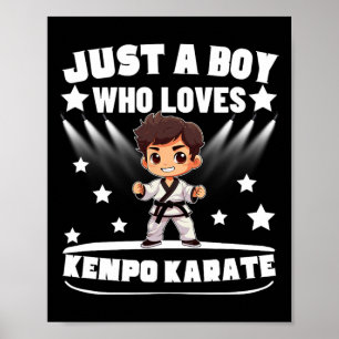American Kenpo Bara en pojke som Kärlek Kenpo Kara Poster