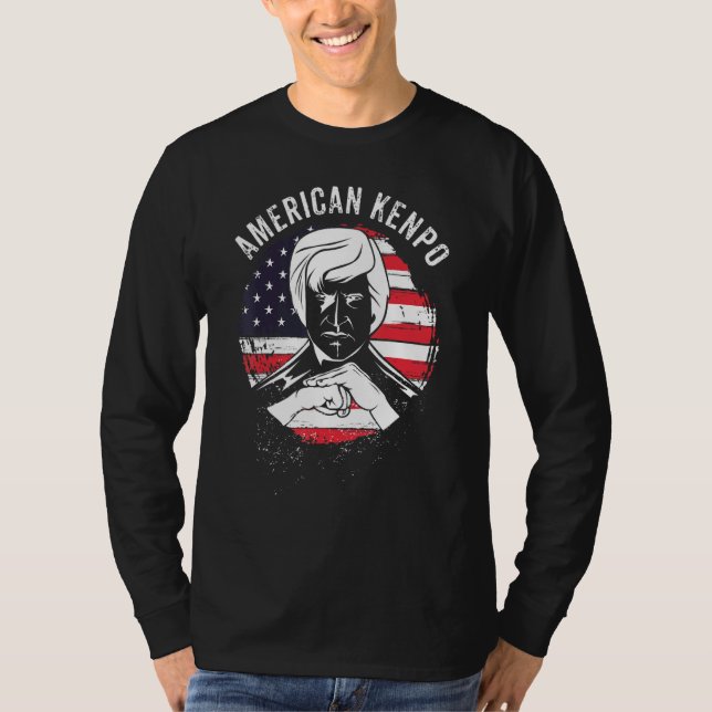 American Kenpo Karate Martial Arts Training Bälte  T Shirt (Framsida)