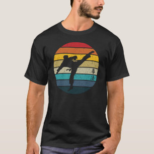 American kenpo karate retro sunset - karateka-gåv t shirt