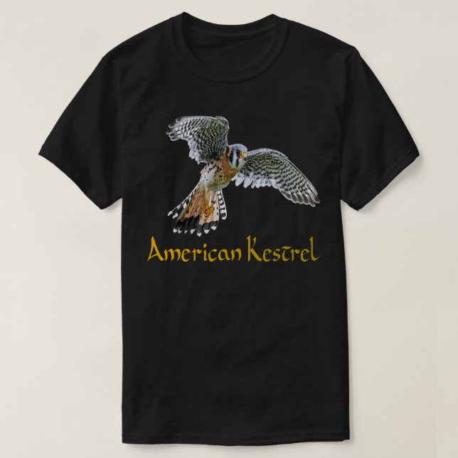 American Kestrel Beautiful Birds  T Shirt (Design framsida)