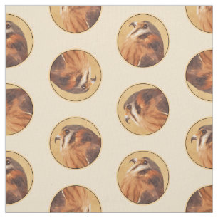 American Kestrel Painting Original Vild Bird Art Tyg