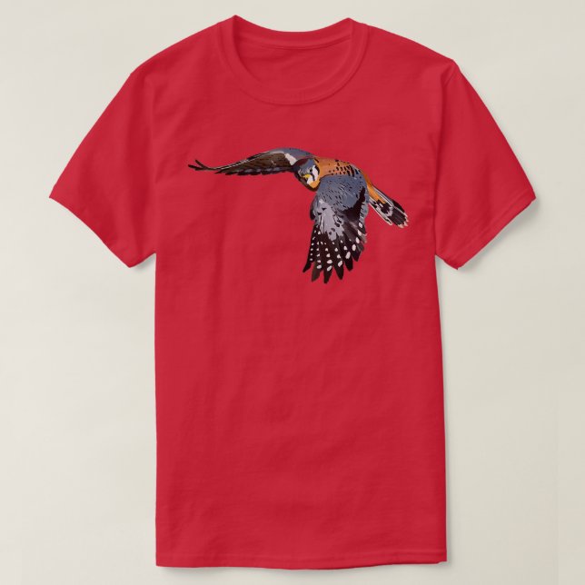 American Kestrel T Shirt (Design framsida)