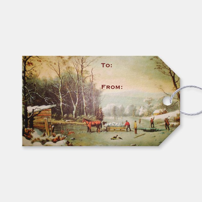 American Land Gift Märkre Presentetikett (Framsidan (Horisontell))
