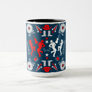 American Land Music Line Dancing Mugg