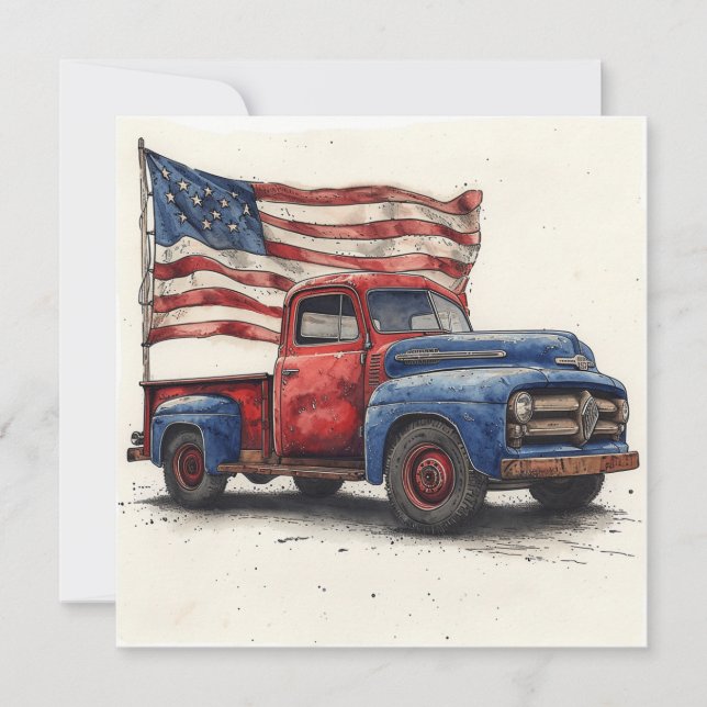 American Legacy Drive: Vintage Glory Julkort (Framsida)