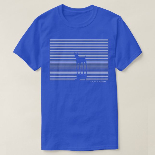 American Leksak Fo Terrier Hund Kärlek T Shirt (Design framsida)