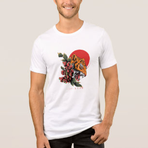 American Life - Tiger & Peony Sol T-Shirt