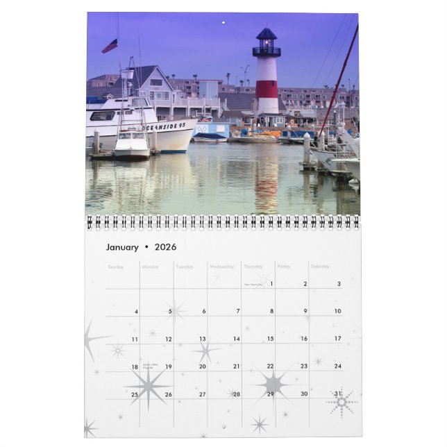 American Lighthouse Calendar av DJ Florek Kalender (Jan 2026)