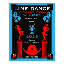 American Line Dancing Competition Fototryck