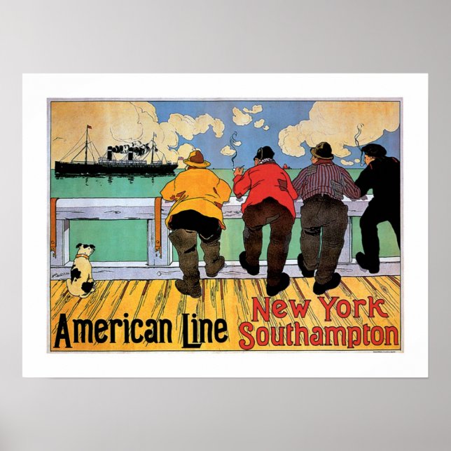American Line Poster (Framsidan)