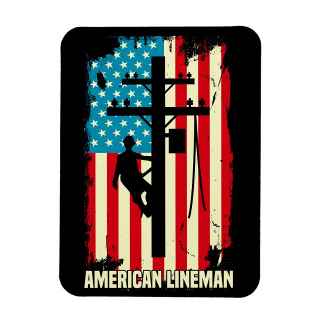 American Lineman Flagga Electric Cable Magnet (Vertikal)
