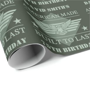 American Made 75:e Birthday Presentpapper