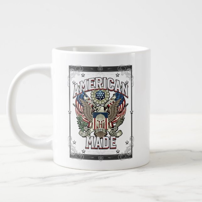 American Made Military Klass 15oz Jumbo Mugg (Vänster)