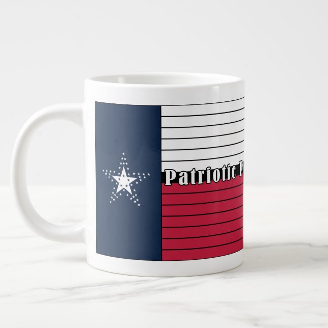 American Made, Texas Proud!Jumbo Mugg Jumbo Mugg (Vänster)