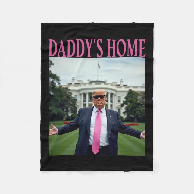 American Made Trump Merchandise - Pappor Home Tru Fleecefilt (Framsidan)