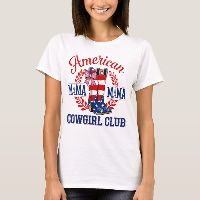 American Mamma Cowgirl Klubb Tee (Framsida)