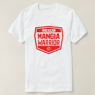 American Mangia Warrior - w/ Black Shield Logotyp T Shirt