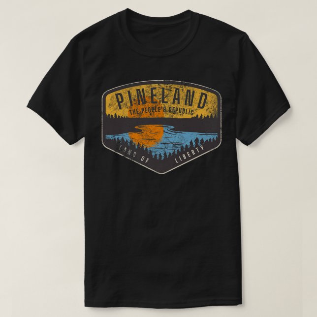 American Marauder Pineland Camping Premium T Shirt (Design framsida)