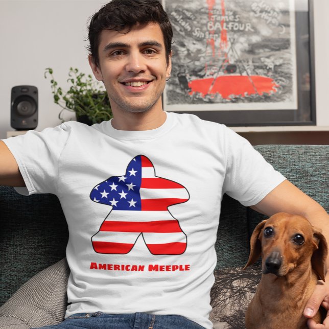 American Meeple Manar Shirt T Shirt (Skapare uppladdad)