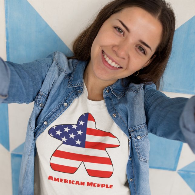 American Meeple Womens Shirt T Shirt (Skapare uppladdad)