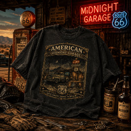 American Midnight Garage Route 66 Tröja
