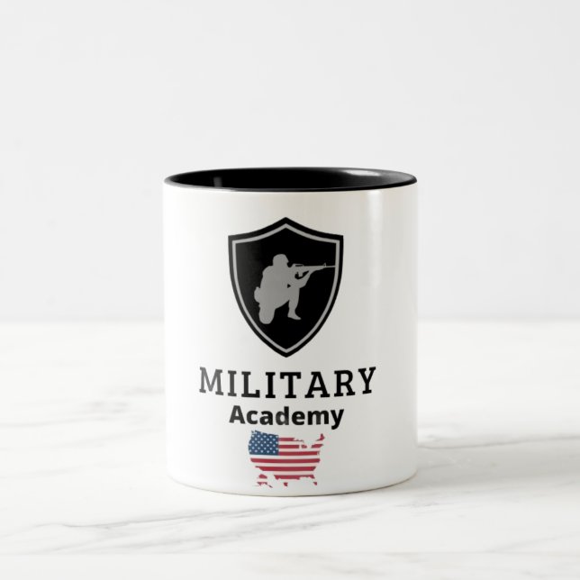 American Military Academy Mugg - Patriotic Soldier (Center)