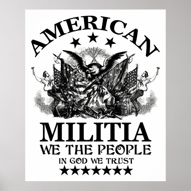 American Militia Poster (Framsidan)