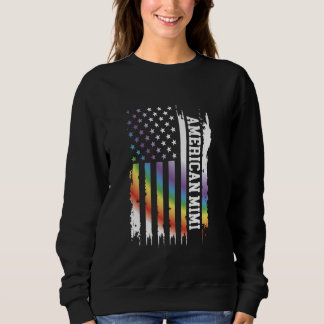 American Mimi United Stater Distress Rainbow w U T Shirt