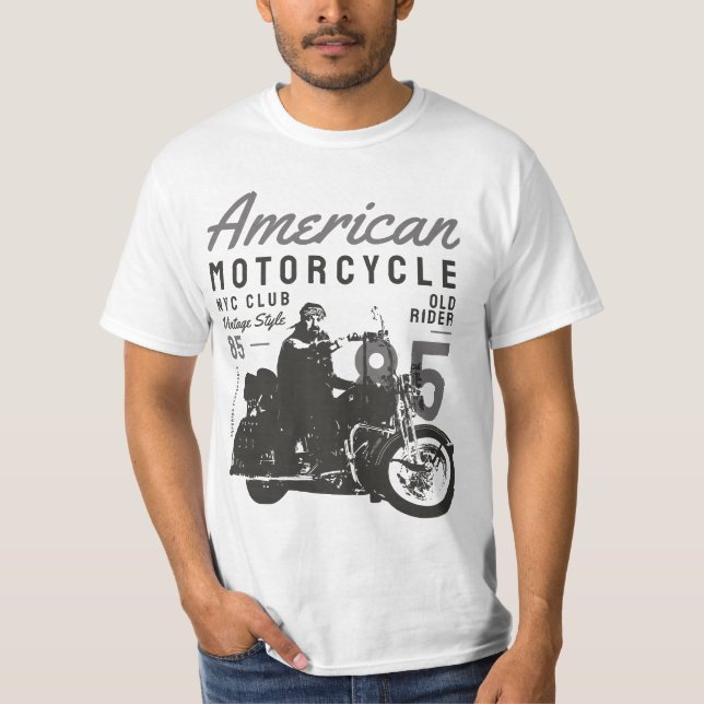 American Motocycle T Shirt (Framsida)