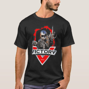 American Motor Cycles Victory USA Skeleton Funny G T Shirt